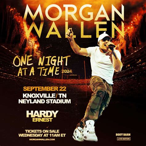 ernest setlist morgan wallen|Morgan Wallen Neyland Stadium Setlist / Hardy / Ernest (Night 1)